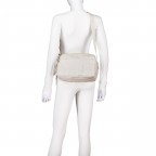 Umhängetasche MD20 QMT48 Whitecap Gray, Farbe: weiß, Marke: Mandarina Duck, EAN: 8032803857309, Abmessungen in cm: 28x19.5x9, Bild 5 von 6