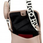 Umhängetasche Bel Crossbody Flap Dark Beige, Farbe: beige, Marke: HUGO, EAN: 4063545103595, Abmessungen in cm: 20x14x7.5, Bild 6 von 6