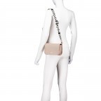 Umhängetasche Bel Crossbody Flap Dark Beige, Farbe: beige, Marke: HUGO, EAN: 4063545103595, Abmessungen in cm: 20x14x7.5, Bild 4 von 6