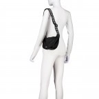 Beuteltasche Bel Crossbody Black, Farbe: schwarz, Marke: HUGO, EAN: 4063545103700, Abmessungen in cm: 28.5x15.5x8.7, Bild 4 von 6