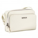 Umhängetasche Chris Crossbody Double Open White, Farbe: beige, Marke: HUGO, EAN: 4063545103175, Abmessungen in cm: 21.5x15x8, Bild 2 von 6
