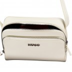 Umhängetasche Chris Crossbody Double Open White, Farbe: beige, Marke: HUGO, EAN: 4063545103175, Abmessungen in cm: 21.5x15x8, Bild 6 von 6