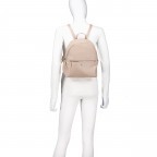 Rucksack Chris Double Zip Backpack Dark Beige, Farbe: beige, Marke: HUGO, EAN: 4063545103021, Abmessungen in cm: 24.5x29.5x10.5, Bild 5 von 6