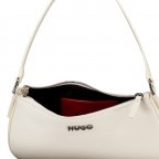 Umhängetasche Chris Hobo Open White, Farbe: beige, Marke: HUGO, EAN: 4063545102994, Abmessungen in cm: 27.5x13.5x6.5, Bild 6 von 6