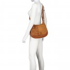 Satteltasche Hellbraun, Farbe: braun, Marke: Hausfelder Manufaktur, EAN: 4065646022621, Abmessungen in cm: 30x24x9, Bild 5 von 7
