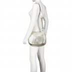 Satteltasche Metallic Gold, Farbe: metallic, Marke: Hausfelder Manufaktur, EAN: 4065646022645, Abmessungen in cm: 31x22x9, Bild 4 von 7