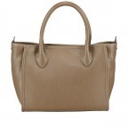 Handtasche Dollaro Taupe, Farbe: taupe/khaki, Marke: Hausfelder Manufaktur, EAN: 4065646022812, Abmessungen in cm: 28x22x14.7, Bild 3 von 7