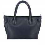 Handtasche Dollaro Dunkelblau, Farbe: blau/petrol, Marke: Hausfelder Manufaktur, EAN: 4065646022836, Abmessungen in cm: 28x22x14.7, Bild 3 von 7