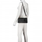 Umhängetasche Dollaro Schwarz, Farbe: schwarz, Marke: Hausfelder Manufaktur, EAN: 4065646022904, Abmessungen in cm: 26x14.5x8.5, Bild 6 von 8