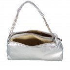 Umhängetasche Metallic Silber, Farbe: metallic, Marke: Hausfelder Manufaktur, EAN: 4065646022928, Abmessungen in cm: 26x14.5x8.5, Bild 8 von 8