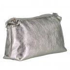 Umhängetasche Metallic Grau, Farbe: grau, Marke: Hausfelder Manufaktur, EAN: 4065646022935, Abmessungen in cm: 26x14.5x8.5, Bild 2 von 8