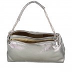 Umhängetasche Metallic Grau, Farbe: grau, Marke: Hausfelder Manufaktur, EAN: 4065646022935, Abmessungen in cm: 26x14.5x8.5, Bild 8 von 8