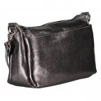 Umhängetasche Metallic Anthra, Farbe: anthrazit, Marke: Hausfelder Manufaktur, EAN: 4065646023017, Abmessungen in cm: 26.5x17x11.5, Bild 2 von 8