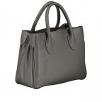 Handtasche Dunkelgrau, Farbe: grau, Marke: Hausfelder Manufaktur, EAN: 4065646022966, Abmessungen in cm: 30x22x12, Bild 2 von 7