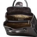 Handtasche Metallic Anthra, Farbe: anthrazit, Marke: Hausfelder Manufaktur, EAN: 4065646022980, Abmessungen in cm: 29.5x22.5x12, Bild 7 von 7
