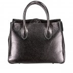 Handtasche Metallic Anthra, Farbe: anthrazit, Marke: Hausfelder Manufaktur, EAN: 4065646022980, Abmessungen in cm: 29.5x22.5x12, Bild 3 von 7