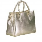 Handtasche Metallic Gold, Farbe: metallic, Marke: Hausfelder Manufaktur, EAN: 4065646022997, Abmessungen in cm: 29.5x22.5x12, Bild 2 von 7