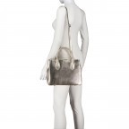 Handtasche Metallic Gold, Farbe: metallic, Marke: Hausfelder Manufaktur, EAN: 4065646022997, Abmessungen in cm: 29.5x22.5x12, Bild 5 von 7