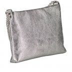 Umhängetasche Metallic Grau, Farbe: grau, Marke: Hausfelder Manufaktur, EAN: 4065646022959, Abmessungen in cm: 25x17x4, Bild 2 von 8