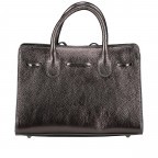 Handtasche Metallic Anthra, Farbe: anthrazit, Marke: Hausfelder Manufaktur, EAN: 4065646023062, Abmessungen in cm: 28.5x21x12, Bild 3 von 7