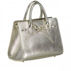 Handtasche Metallic Gold, Farbe: metallic, Marke: Hausfelder Manufaktur, EAN: 4065646023048, Abmessungen in cm: 28.5x21x12, Bild 2 von 7