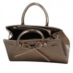 Handtasche Metallic Bronce, Farbe: metallic, Marke: Hausfelder Manufaktur, EAN: 4065646023055, Abmessungen in cm: 28.5x21x12, Bild 7 von 7
