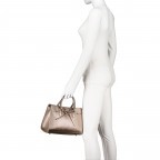Handtasche Metallic Bronce, Farbe: metallic, Marke: Hausfelder Manufaktur, EAN: 4065646023055, Abmessungen in cm: 28.5x21x12, Bild 4 von 7