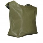 Beuteltasche Dollaro Oliv, Farbe: grün/oliv, Marke: Hausfelder Manufaktur, EAN: 4065646023109, Abmessungen in cm: 33.5x32.5x16, Bild 2 von 5