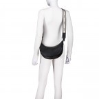 Beuteltasche Addison Halfmoon Black, Farbe: schwarz, Marke: BOSS, EAN: 4063545102031, Abmessungen in cm: 27.5x20x8.5, Bild 5 von 6