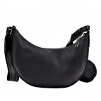 Beuteltasche Addison Halfmoon Black, Farbe: schwarz, Marke: BOSS, EAN: 4063545102031, Abmessungen in cm: 27.5x20x8.5, Bild 3 von 6