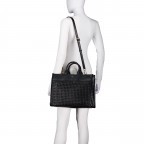 Handtasche Sandy Tote Bag Black, Farbe: schwarz, Marke: Boss, EAN: 4063545102185, Abmessungen in cm: 36x28.5x15, Bild 4 von 6