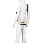 Beuteltasche Addison Halfmoon Natural, Farbe: beige, Marke: BOSS, EAN: 4063545102116, Abmessungen in cm: 28x19.5x8.5, Bild 5 von 6