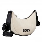 Beuteltasche Addison Halfmoon Natural, Farbe: beige, Marke: BOSS, EAN: 4063545102116, Abmessungen in cm: 28x19.5x8.5, Bild 2 von 6