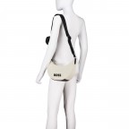 Beuteltasche Addison Halfmoon Natural, Farbe: beige, Marke: BOSS, EAN: 4063545102116, Abmessungen in cm: 28x19.5x8.5, Bild 4 von 6