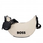 Beuteltasche Addison Halfmoon Natural, Farbe: beige, Marke: BOSS, EAN: 4063545102116, Abmessungen in cm: 28x19.5x8.5, Bild 1 von 6