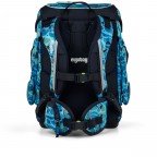Schulranzen Cubo Eco Hero Set 5-teilig Modell 2025 AbtauchBär, Farbe: blau/petrol, Marke: Ergobag, EAN: 4057081192199, Abmessungen in cm: 28x38x25, Bild 4 von 8