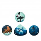 Schulranzen Cubo Eco Hero Set 5-teilig Modell 2025 AbtauchBär, Farbe: blau/petrol, Marke: Ergobag, EAN: 4057081192199, Abmessungen in cm: 28x38x25, Bild 8 von 8