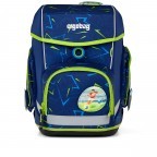 Schulranzen Cubo Set 5-teilig Modell 2025 SpitzenreitBär, Farbe: blau/petrol, Marke: Ergobag, EAN: 4057081192359, Abmessungen in cm: 28x38x25, Bild 2 von 8