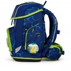 Schulranzen Cubo Set 5-teilig Modell 2025 SpitzenreitBär, Farbe: blau/petrol, Marke: Ergobag, EAN: 4057081192359, Abmessungen in cm: 28x38x25, Bild 3 von 8