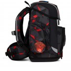 Schulranzen Cubo Set 5-teilig Modell 2025 TaekBärdo, Farbe: schwarz, Marke: Ergobag, EAN: 4057081192236, Abmessungen in cm: 28x38x25, Bild 5 von 8