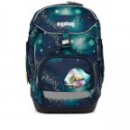 Schulranzen Pack Galaxy Glow Set 6-teilig Modell 2025 RaumfahrBär, Farbe: blau/petrol, Marke: Ergobag, EAN: 4057081200627, Abmessungen in cm: 28x40x25, Bild 2 von 9