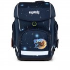 Schulranzen Cubo Galaxy Glow Set 5-teilig Modell 2025 KoBärnikus, Farbe: blau/petrol, Marke: Ergobag, EAN: 4057081192410, Abmessungen in cm: 28x38x25, Bild 3 von 9
