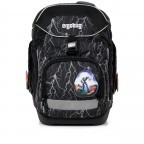 Schulranzen Pack Reflex Glow Set 6-teilig Modell 2025 Super ReflektBär, Farbe: schwarz, Marke: Ergobag, EAN: 4057081200481, Abmessungen in cm: 28x40x25, Bild 2 von 9