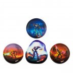 Schulranzen Pack Reflex Glow Set 6-teilig Modell 2025 Super ReflektBär, Farbe: schwarz, Marke: Ergobag, EAN: 4057081200481, Abmessungen in cm: 28x40x25, Bild 9 von 9