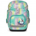 Schulranzen Pack Reflex Glow Set 6-teilig Modell 2025 ZauBärwelt, Farbe: grün/oliv, Marke: Ergobag, EAN: 4057081200610, Abmessungen in cm: 28x40x25, Bild 2 von 9