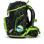 Schulranzen Cubo Lumi Edition Set 5-teilig Modell 2025 CyBär Race, Farbe: schwarz, Marke: Ergobag, EAN: 4057081192380, Abmessungen in cm: 28x38x25, Bild 3 von 8