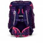 Schulranzen Cubo Lumi Edition Set 5-teilig Modell 2025 PerlentauchBär, Farbe: flieder/lila, Marke: Ergobag, EAN: 4057081192205, Abmessungen in cm: 28x38x25, Bild 4 von 8