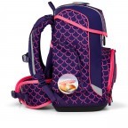 Schulranzen Cubo Lumi Edition Set 5-teilig Modell 2025 PerlentauchBär, Farbe: flieder/lila, Marke: Ergobag, EAN: 4057081192205, Abmessungen in cm: 28x38x25, Bild 5 von 8