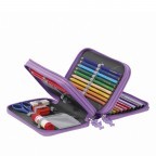 Stifteetui XXL Mäppchen Pegasus Emily, Farbe: flieder/lila, Marke: Step by Step, EAN: 4047443525635, Abmessungen in cm: 20x7x13, Bild 2 von 2