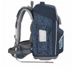 Schulranzen Basis Set 4-teilig Blue Lines, Farbe: blau/petrol, Marke: Step by Step, EAN: 4047443527295, Abmessungen in cm: 28x41x20, Bild 4 von 13